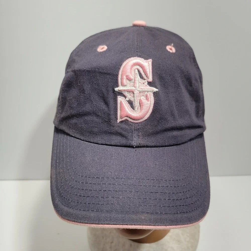 MLB Seattle Mariners Cap Hat Womens OS Blue Genuine Merchandise Baseball Sports